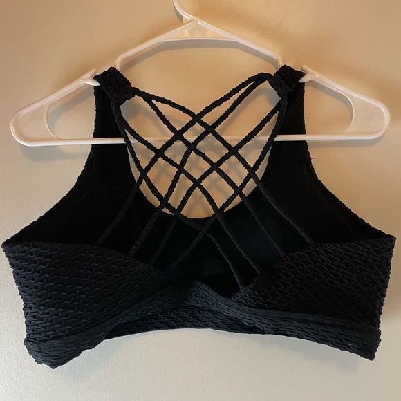 Constantly Varied Gear CVG Butterfly Back Bra in Black Athlete Armour Fabric XXL - Picture 6 of 8